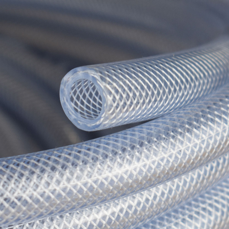 PVC nylon braided hose Solutions Elastomères
