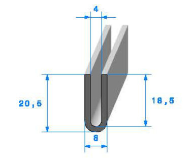 SE872 - 20,5x8 mm