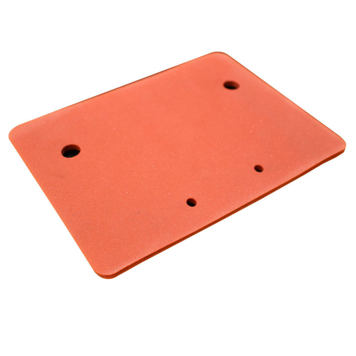 Pieces Caoutchouc Super Abrasion Rouge