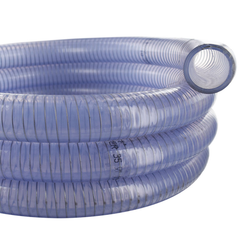 Tuyau flexible en plastique du fil en acier flexible d'eau en PVC