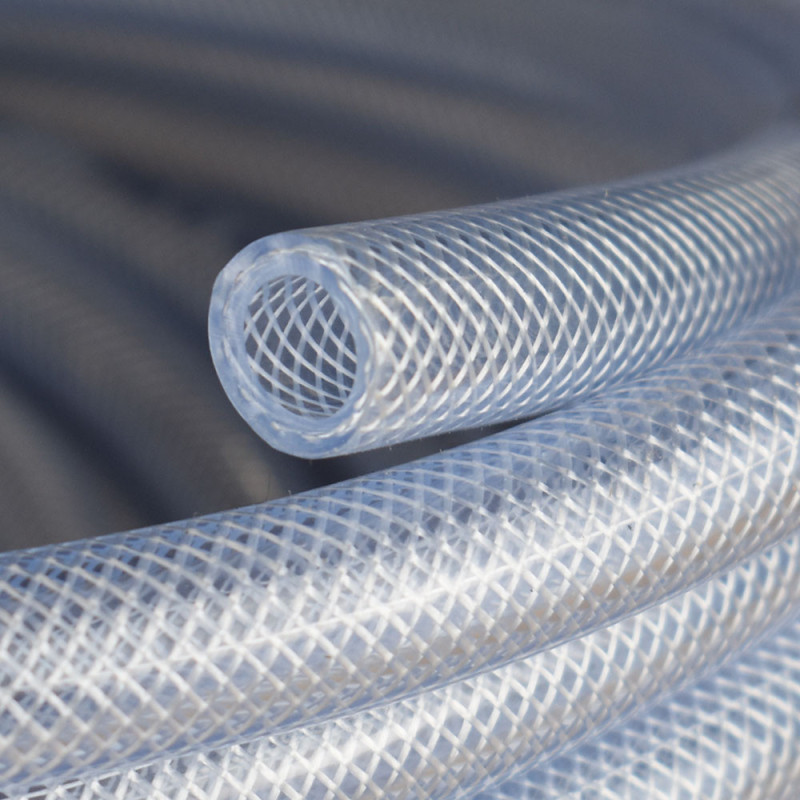 thumbnail image 2 of ColorFittings 20AN Black Nylon Braided Flex Hose – 5ft Roll, Steel Reinforced 2 of 4