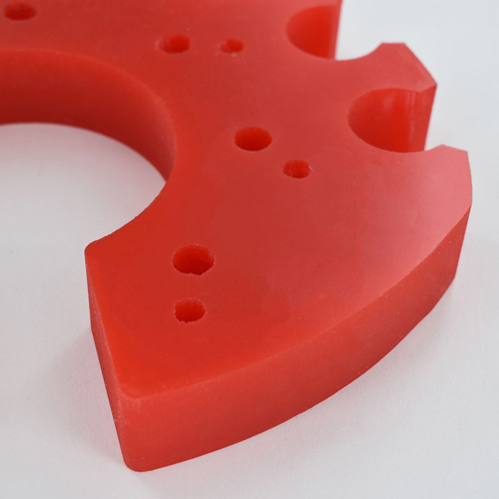 pieces polyurethane decoupees jet eau solutions elastomeres made in France