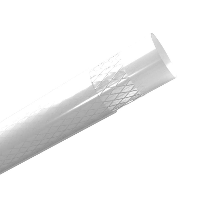 Tuyau PVC Nylon tressé 8 x 14 mm 15 m 20 bar 1/4 Mâle + Raccord Universel  étanchéifié