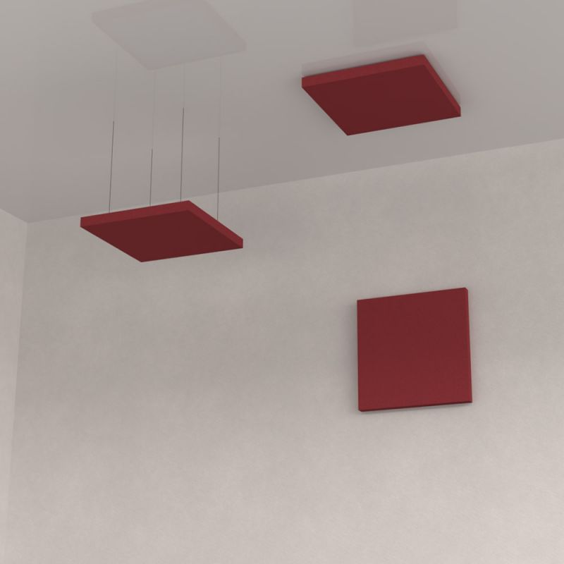 Panneaux acoustiques carrés, auto-adhésifs, 12 pièces, isolation