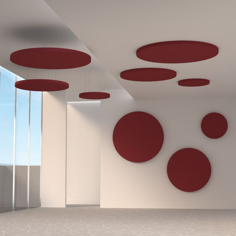 Acoustic Panel for Ceiling and Round Wall