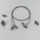 Câbles de suspension métalliques pour panneau acoustique SE50CLOUD - Solutions Elastomères