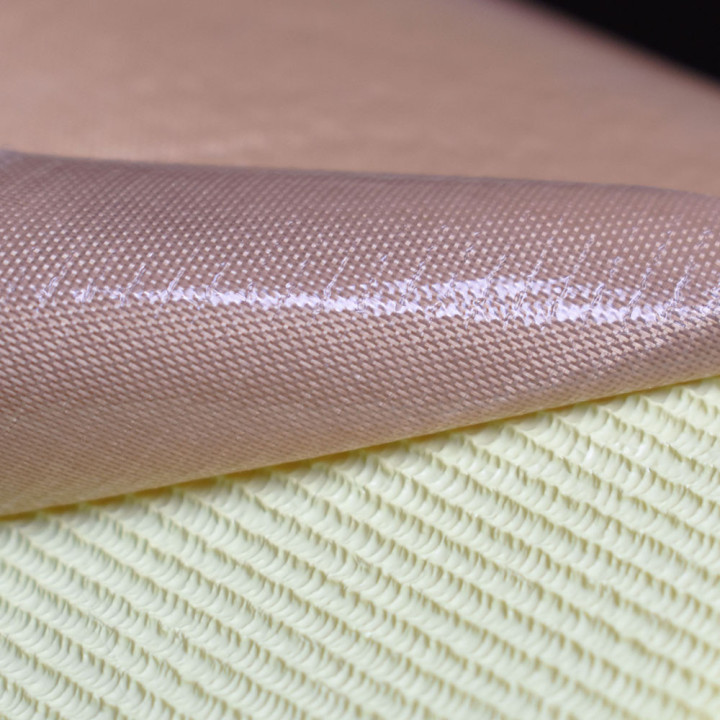 Glass fabric impregnated with PTFE