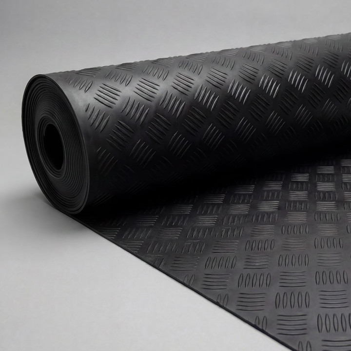 BLACK CHECKER CARPET